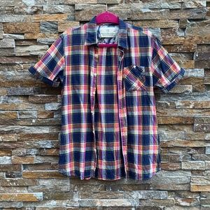 Scotch & Soda Plaid Button Down Size L